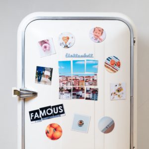 old fridge door